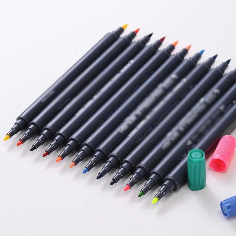 SDGH markeri set boja dvostruki vrh četkica za crtanje crtača slikarski akvalitetni art marker olovke za manga umetnicke zalihe