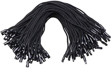 Tupalizy crna pamučna poklon odjeće CIJENA CIJENA String viseće konop snimka za zaključavanje petlje za zatvaranje pričvršćivača za