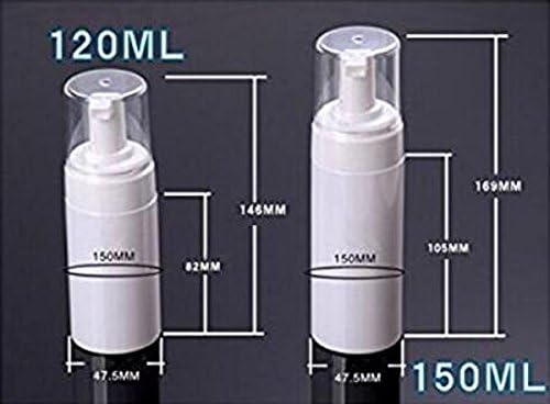 2pcs 120ml / 150ml Bijela plastika prazan šampon Kozmetički pjenasti spremnici sprej za prskanje pjene dispenzer pumpe boce bočice