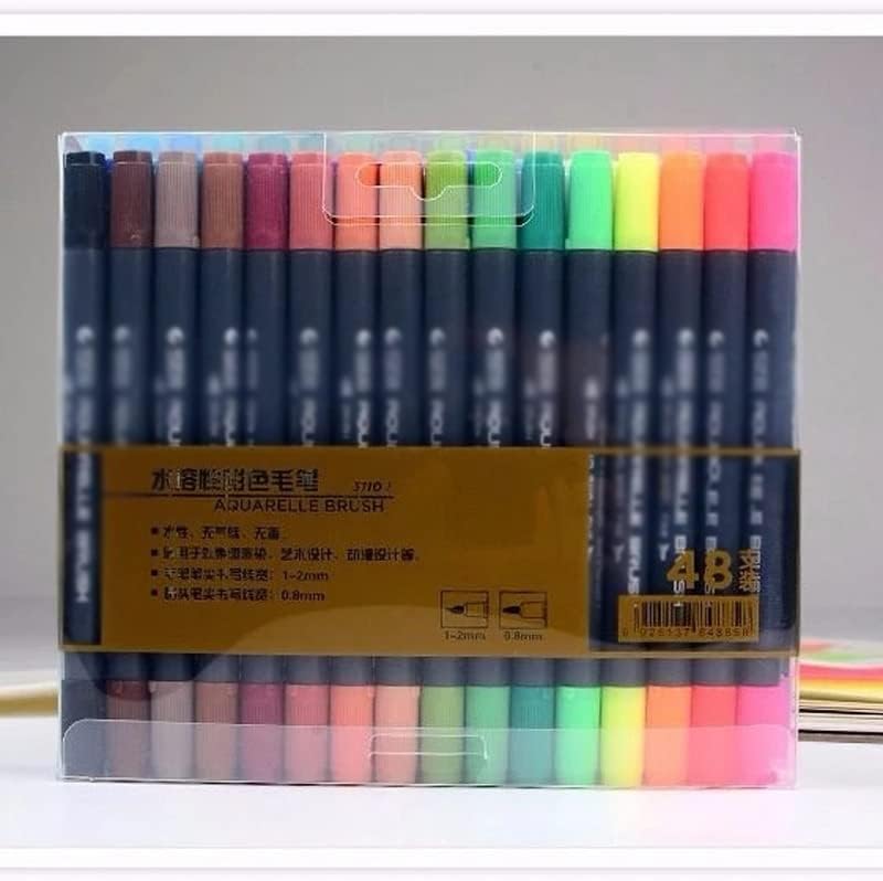 HNKDD markeri set boja dvostruki vrh četkica za crtanje crtača slikanje akvalitetne art marker olovke za manga umetnicke zalihe