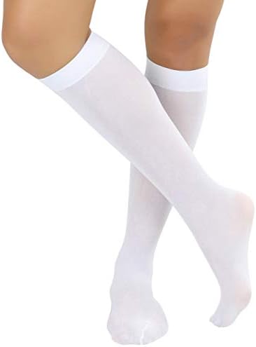ToBeInStyle ženske najlonske koljena visoke neprozirne čarape