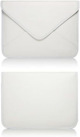 Boxwave futrola za Nokia T20 - Elite kožnu messenger torbicu, sintetički kožni poklopac koverte za Nokia T20 - bjelokosti bijeli