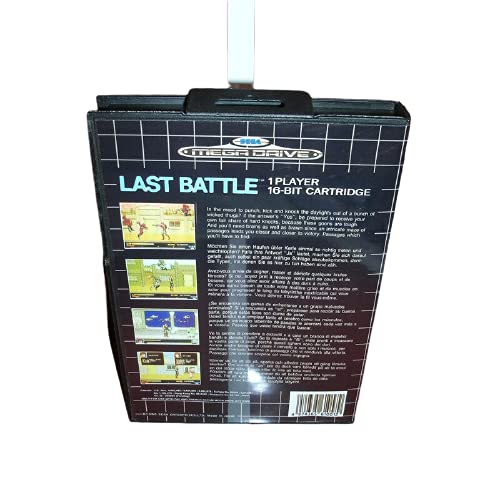 Aditi Posljednja bojna EU pokriva s kutijom i priručnikom za SEGA Megadrive Genesis Video Game Console 16 bitna MD kartica